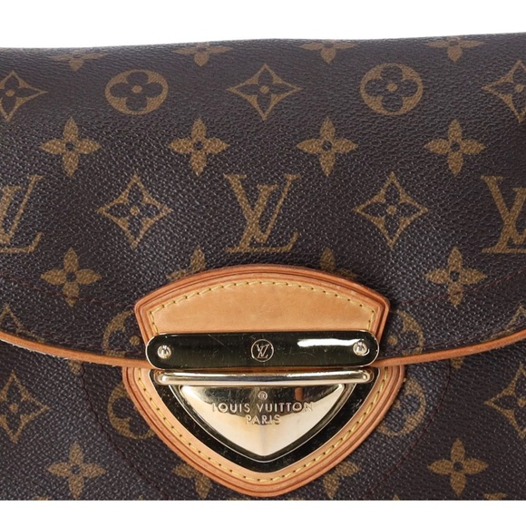 Louis Vuitton Beverly MM Monogram Handbag M40121 Brown Flap Shoulder Bag - Picture 3 of 16